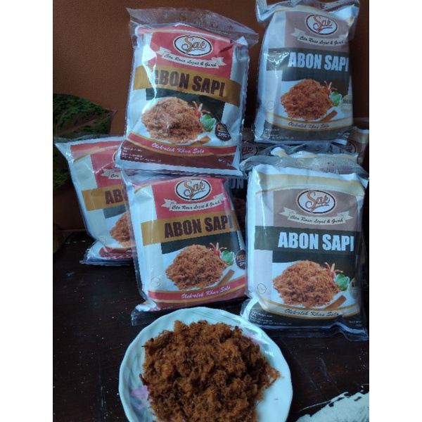 

Abon Sapi asli Solo 250 gr