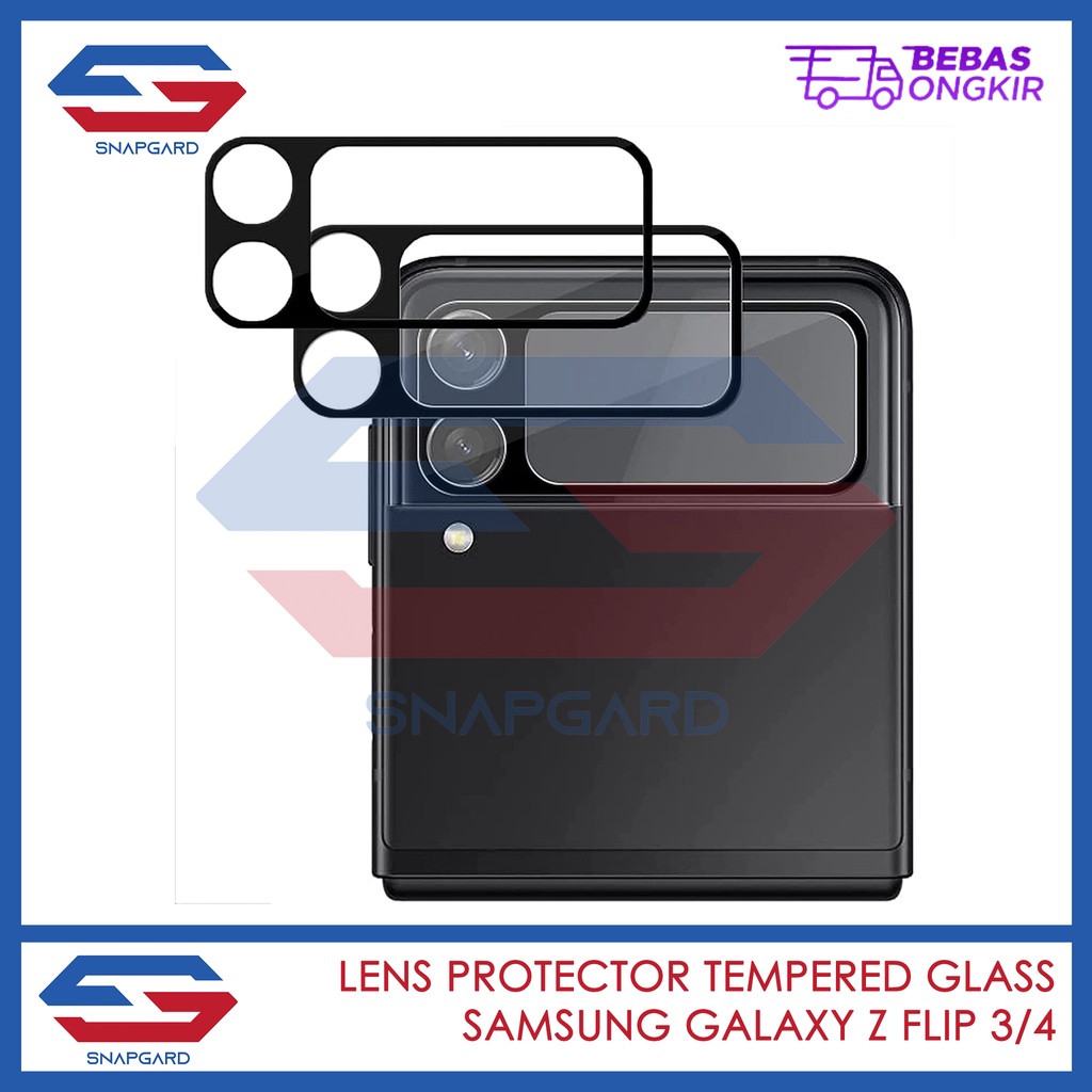 SNAPGARD Lens Protector Tempered Glass Samsung Z Flip 4 Z Flip 3
