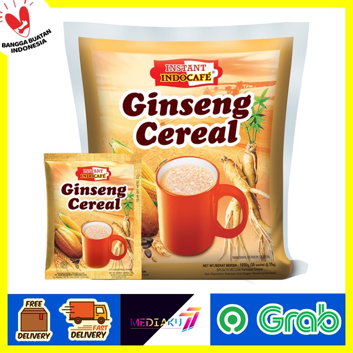 

Sereal / Cereal Gingseng Indocafe 30 sachet Halal / Healthy Food
