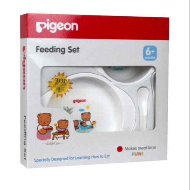 PROMO PIGEON FEEDING SET MINI Set Alat Makan Bayi PROMO PIGEON FEEDING SET MINI Set Alat Makan Bayi