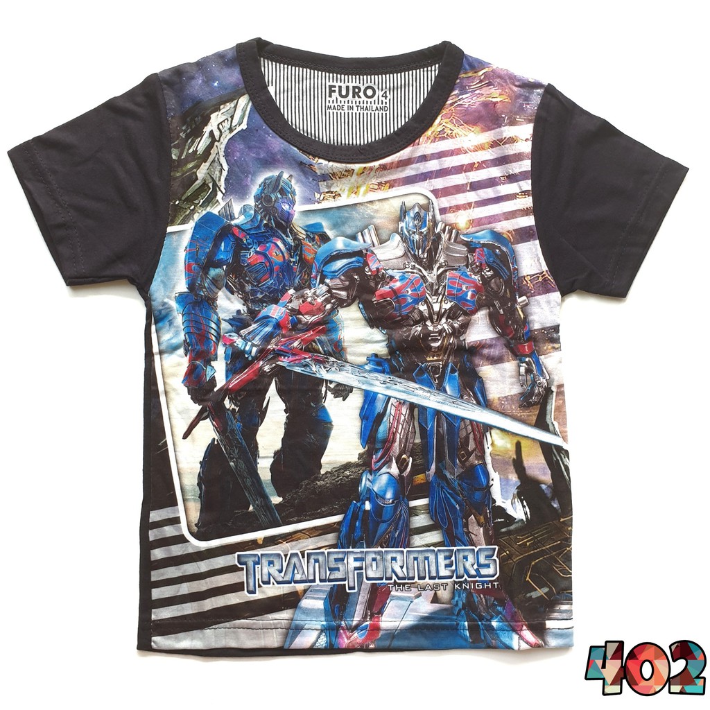 FURO Kaos Anak Laki Superhero Transformer