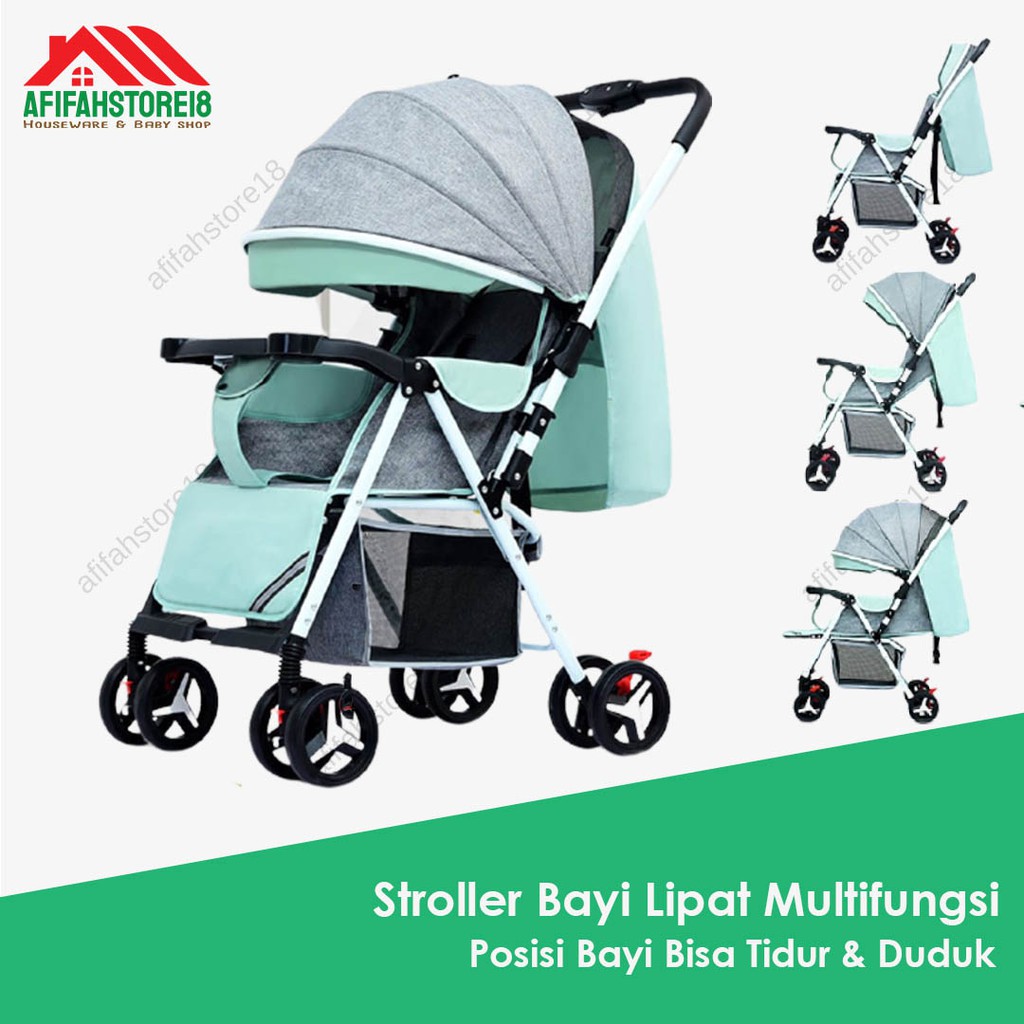 Baja Kapasitas 50kg Stroller Bayi 