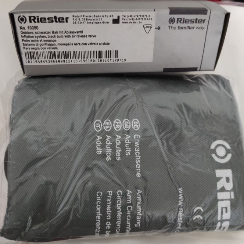 Balon Tensi Riester + Manset Riester untuk Tensi Nova Ecoline