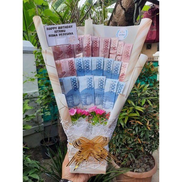 buket uang/buket bunga/buket coklat/buket snack