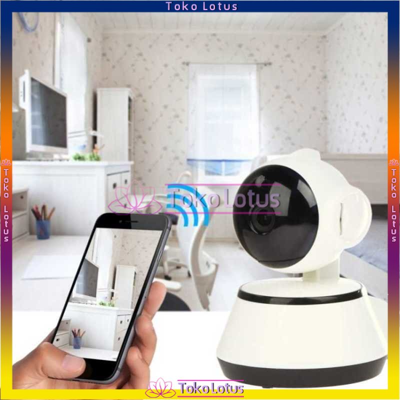 𝐁𝐈𝐒𝐀 𝐂𝐎𝐃 - Suport V380 Pro / WIFI Smart Net Camera / Wireless Wifi Smart Shaking Head Monitoring Camera (White) - intl