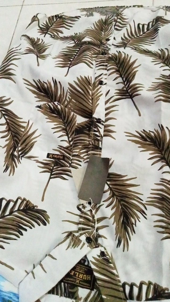 Kemeja Motif | Kemeja Surfing | Hem Pendek