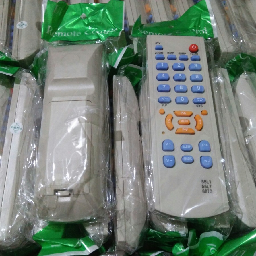 Remot Remote TV Tabung Cina Universal 55L1 Tanpa Setting