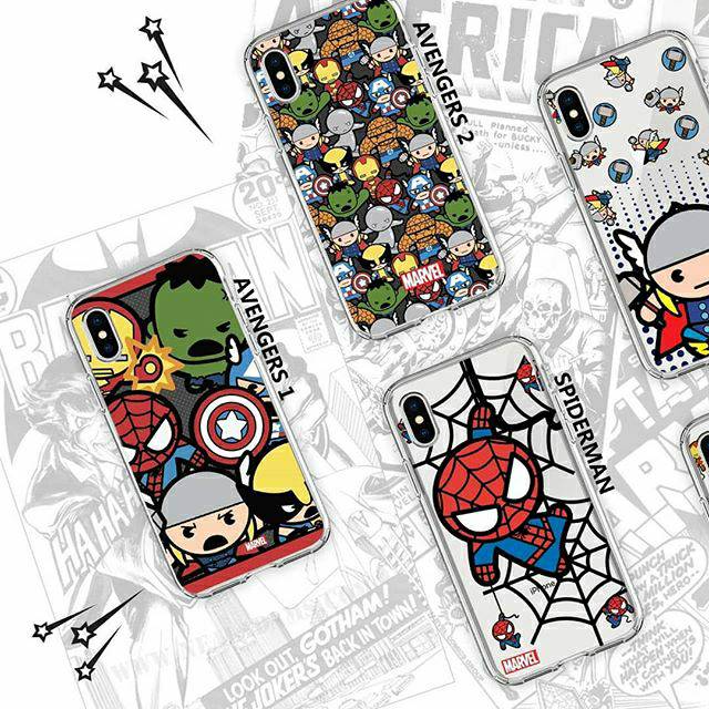 Custom case softcase transparan avengers marvel lucu bisa kasih nama