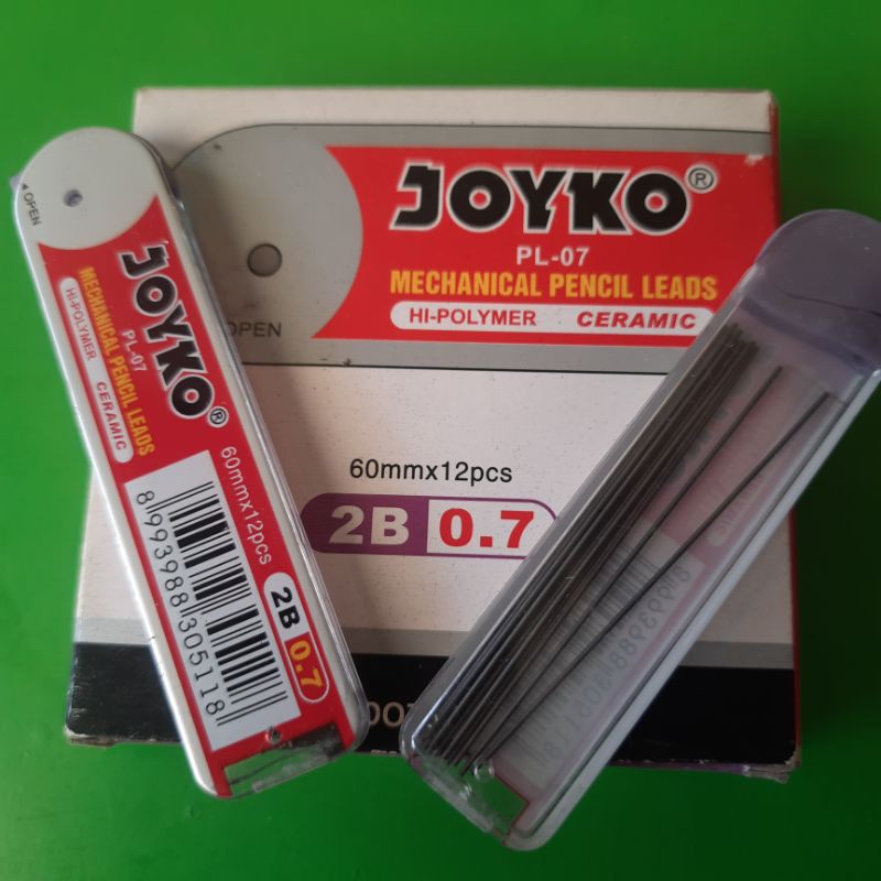 

Joyko Refill isi Pensil Mekanik 2B 0.7/60mm 1dus/lusin