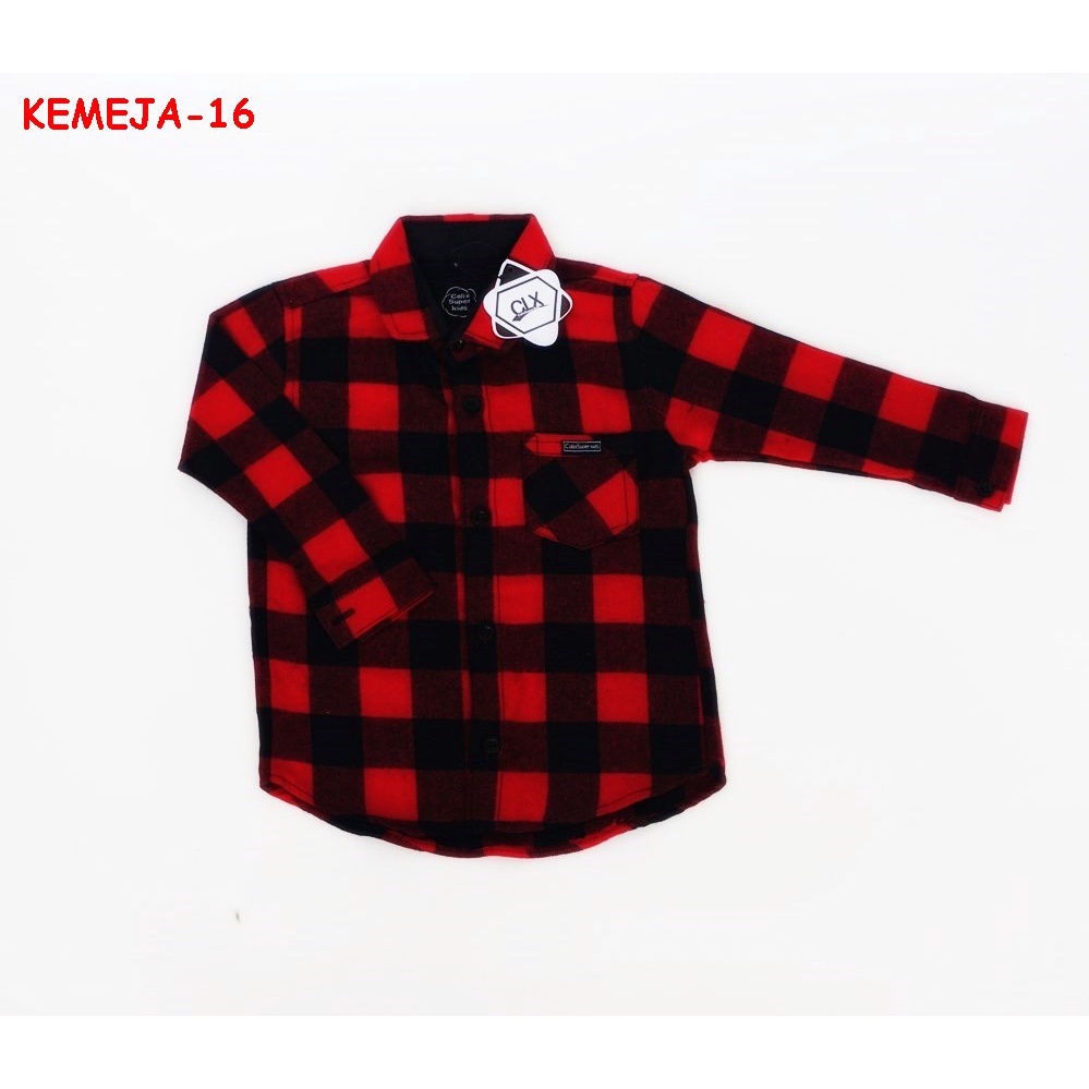 Kemeja Flanel Anak KMJ-16 Kemeja Anak Kemeja Panel Baju Anak Murah