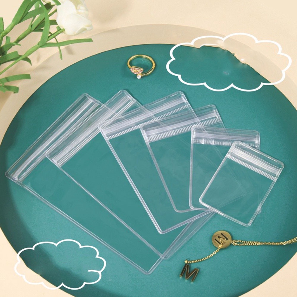 10pcs / set Kotak Penyimpanan Perhiasan Anting Cincin Gelang Anti Oksidasi Transparan