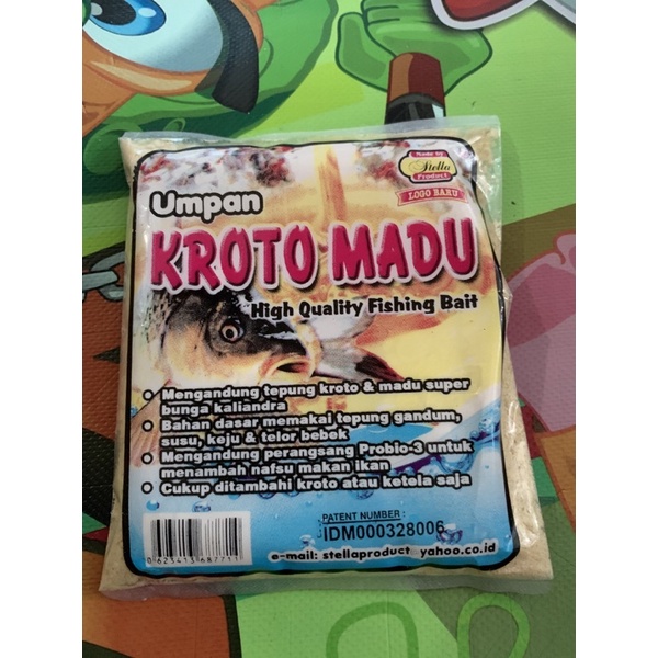 umpan ikan mas kroto madu