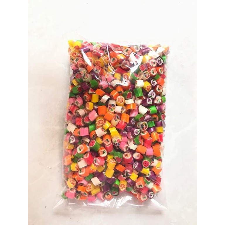 

permen motif buah/sticky candy loss 1 kg