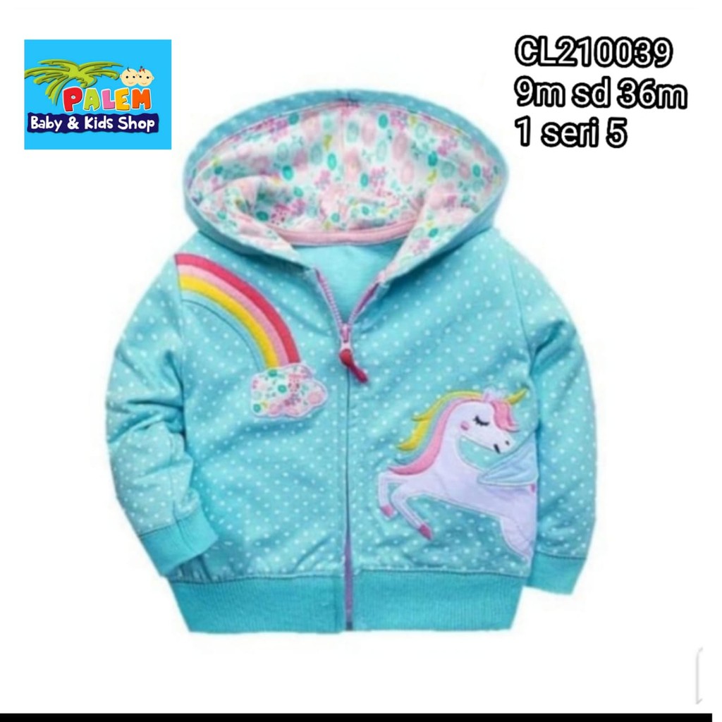 jaket motif terbaru catell love usia 9M-3T