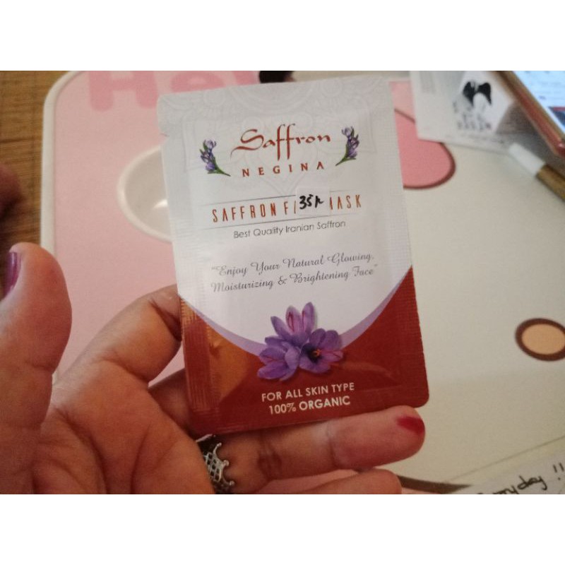 SAFFRON FACE MASK