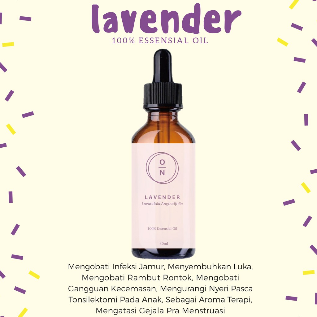 Lavender Essential Esensial Oil Diffuser Aromatherapy DifuserMinyak Alami