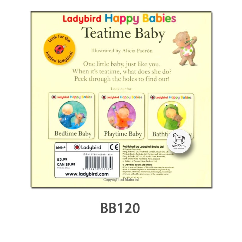 Bimbozone - Buku Cerita Anak Import - BB120 - Teatime Baby Board Book