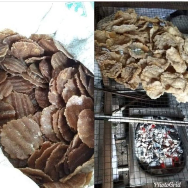 

kemplang tunu mentah