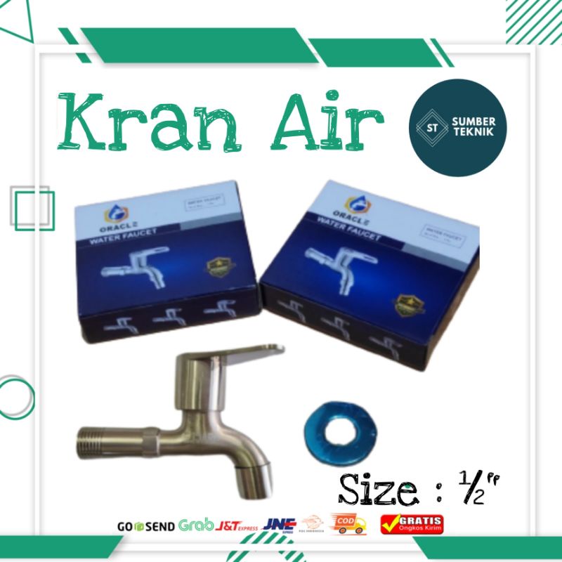 Kran Air Keran Air Tembok / Kran Taman ORACLE 1/2 Inch Stainless