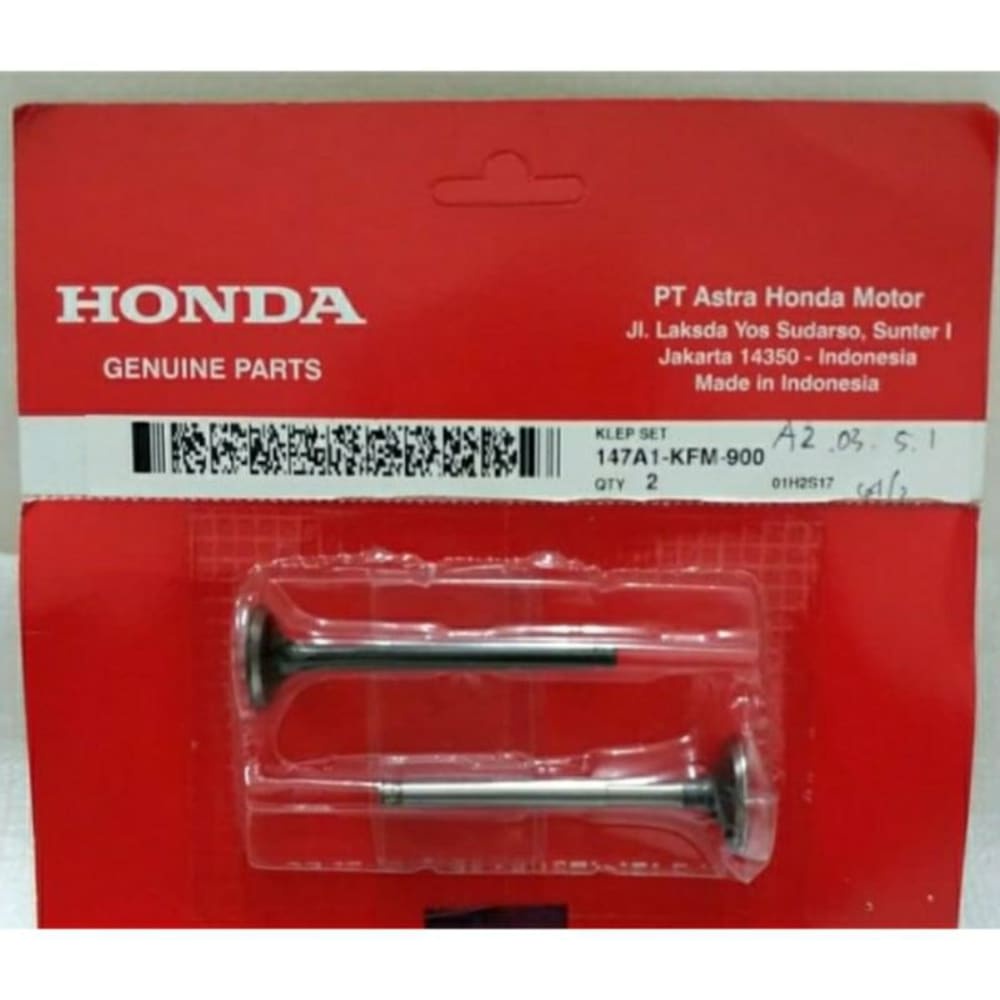 Valve Set Klep Set in ex - Legenda Supra Fit Asli Honda 147A1KFM900