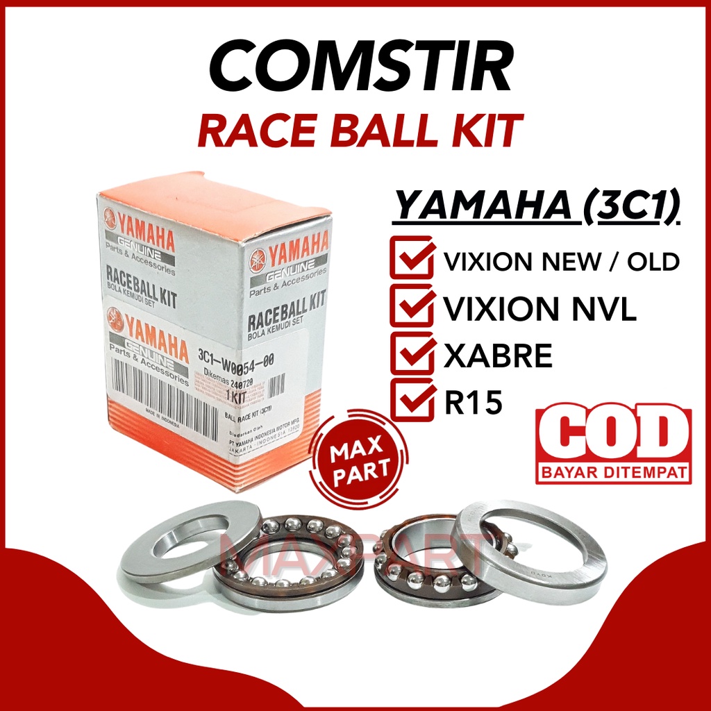 COMSTIR RACE BALL KIT KOMSTIR RACING 3C1 YAMAHA VIXION OLD NEW NVL XABRE R15