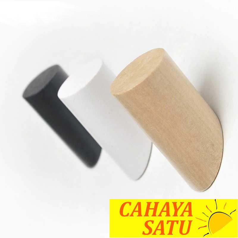 Gantungan Baju Dinding Minimalis | Hanger Kayu | Rak Baju Gantung