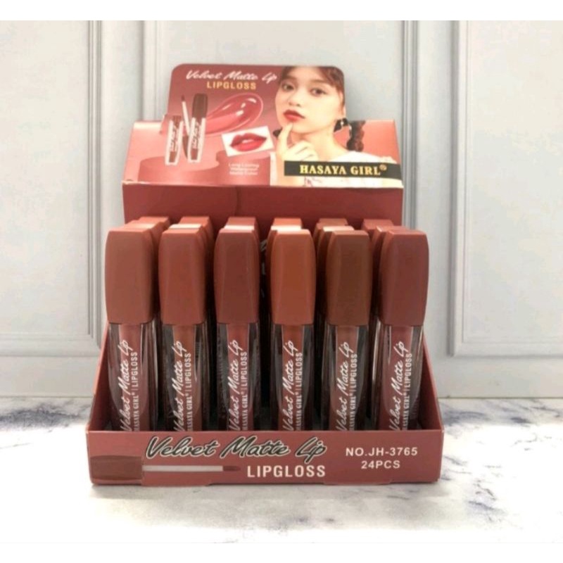 hasaya lipcream velvet (ecer)