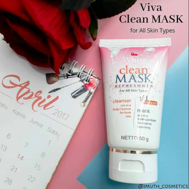 VIVA CLEAN MASK  (SABUN MUKA) 100% ORIGINAL GRATIS ONGKIR  KESELURUH INDONESIA