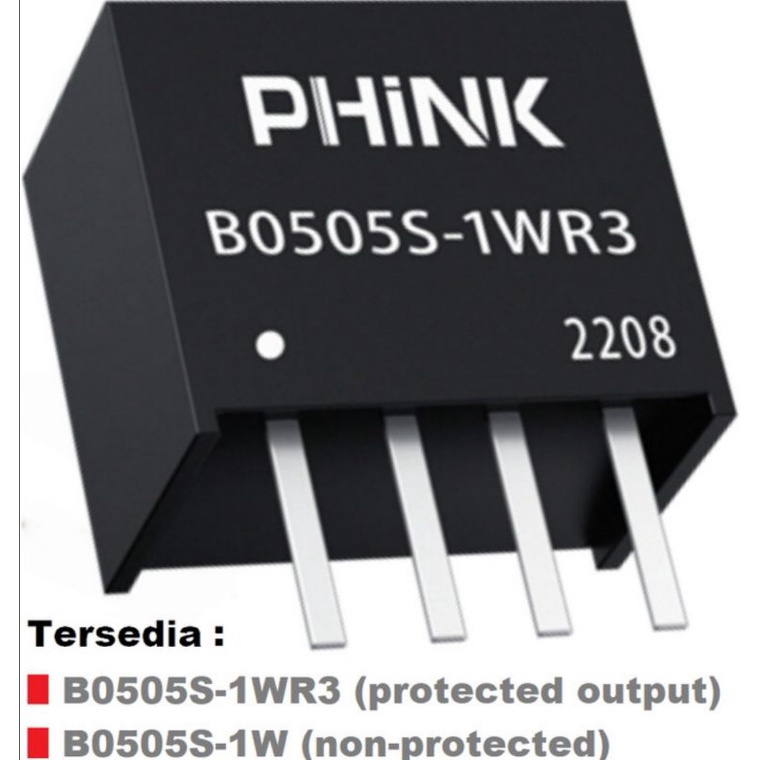 B0505S DC-DC ISOLATED 5V TO 5V 1W for reduce noise, make dual supply