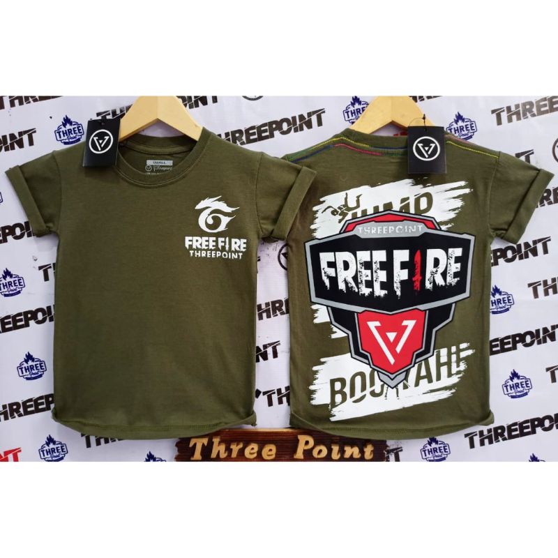 FREE FIRE KAOS ANAK FREE FIRE BAJU ANAK FREE FIRE