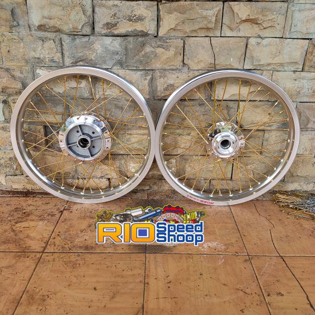 Velg Set RX King Paketan Ring 18 Tapak Lebar 185/215