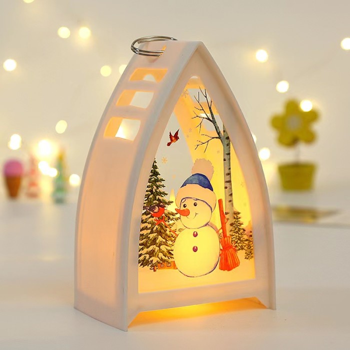 Lentera Souvenir Natal Lampu Tidur Segitiga Dekorasi Pesta LC 1881 HARGA GROSIR