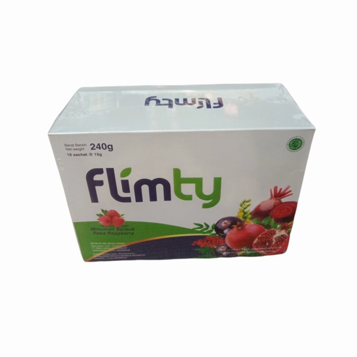 

FLIMTY MINUMAN SERBUK RASA RASBERRY 240 GR ISI (16 SACHET )