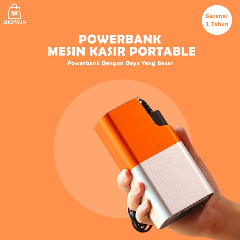 Powerbank Mesin Kasir Portable | Baterai POWER BANK ORIGINAL