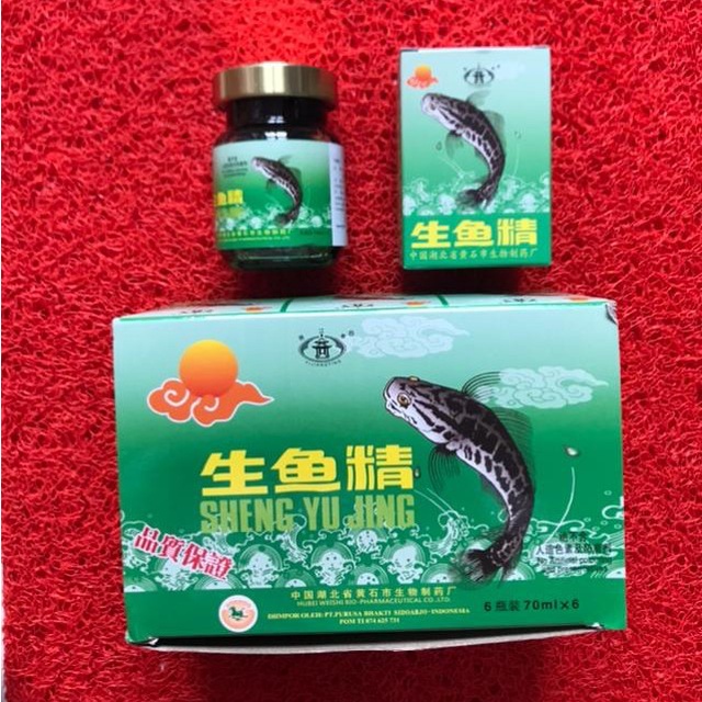 Jual SHENG YU JING ESSENCE OF FISH SARI PATI IKAN HARUAN / GABUS 6S