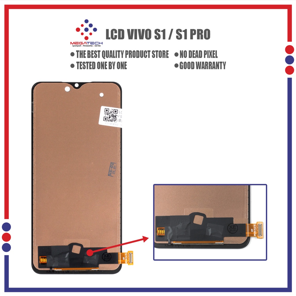 LCD Vivo S1 / LCD Vivo S1 Pro Fullset Touchscreen - ORI