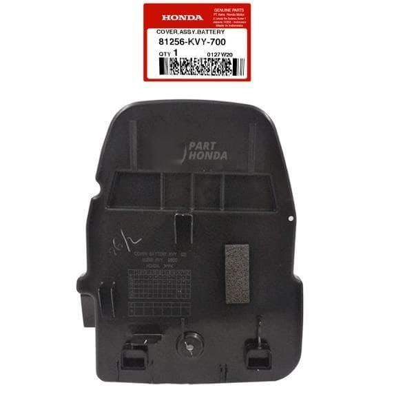 MURAH Cover Assy Battery Tutup Aki Beat Karbu 81256-KVY-700 81256KVY700 JAMINAN 100% ORI AHM HONDA