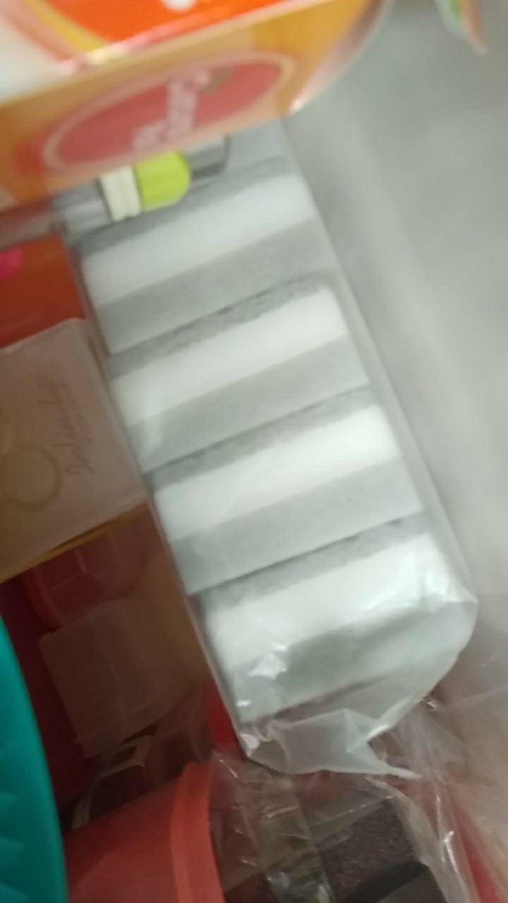 5pcs Sponge Scrub Dua Sisi Untuk Membersihkan Rumah Tangga Dan Dapur