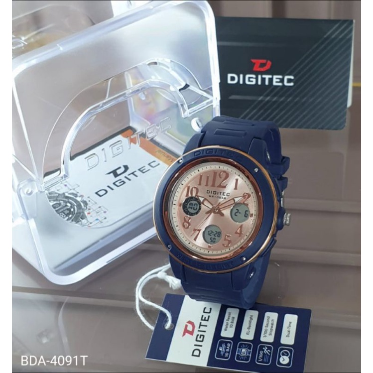 Jam Tangan Wanita Digitec Original BDA-4091T Tahan Air Gratis Ongkir Cod