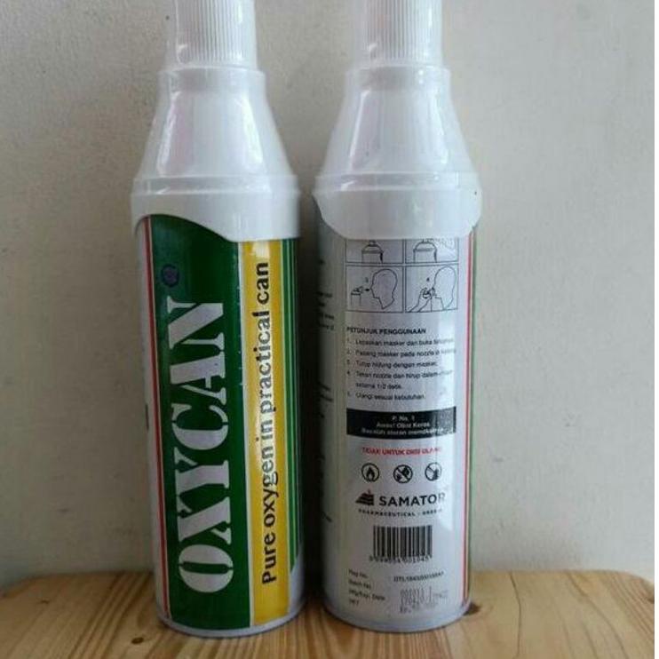 [KODE ZQ7KK] Oxycan Pure Oxygen In Practical Can Oksigen Portable 500cc