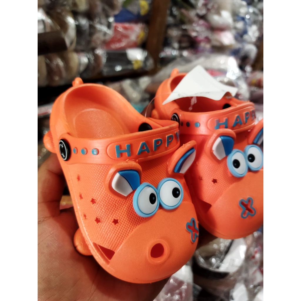 BAIM ANAK LUCU 2109+1 SIZE 17-22/SEPATU ANAK LAKI&quot; DAN PEREMPUAN KARAKTER HIPPO