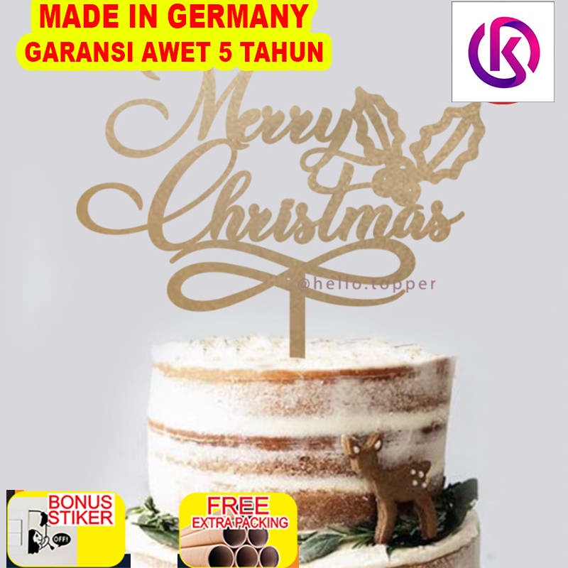 

Grosir Topper Natal Akrilik (3) / Christmas Cake Topper / Hiasan Kue Natal