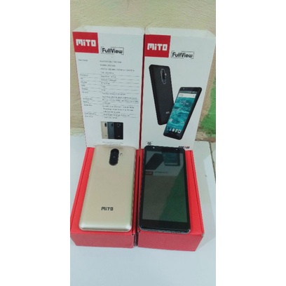 HANDPHONE MITO A16 RAM 1GB JARINGAN 4G minus LCD garisnya banyak