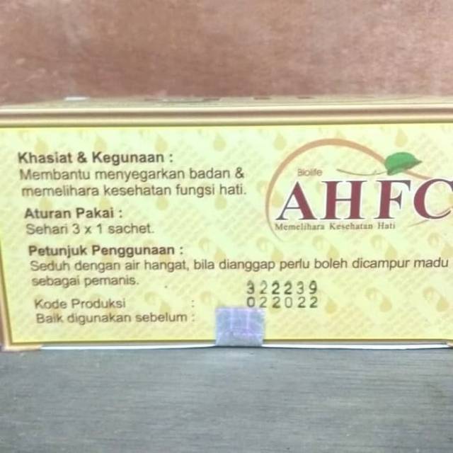 Jual AHFC 30 Sachet Memelihara Fungsi Hati Shopee Indonesia