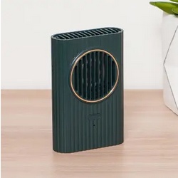 Ataru Kipas Angin Gantung Portabel Rechargeable / RECHARGEABLE NECK HANGING FAN GREEN / kipas usb / kipas angin genggam / kipas angin portable