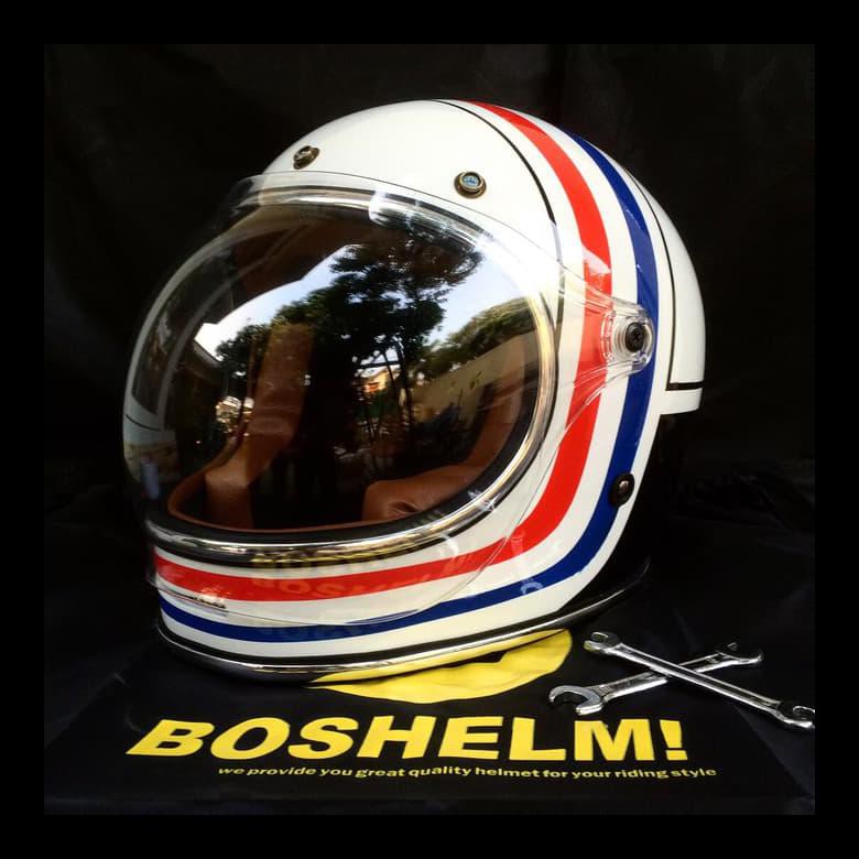 | Helm Custom Bullit Motif Rds Cc Helm Cakil / Helm Bell |