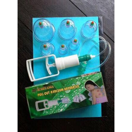 ALAT BEKAM TERAPI KOP KACA ANGIN ISI 6 SET - GRATIS PACKING BUBBLE YA
