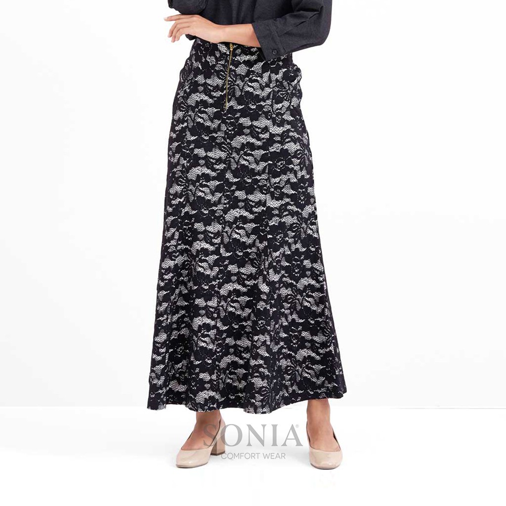 

Sonia - Nala Skirt / Rok Duyung Zazzy / Rok Panjang Flare Maxi / Rok Brukat / R1425