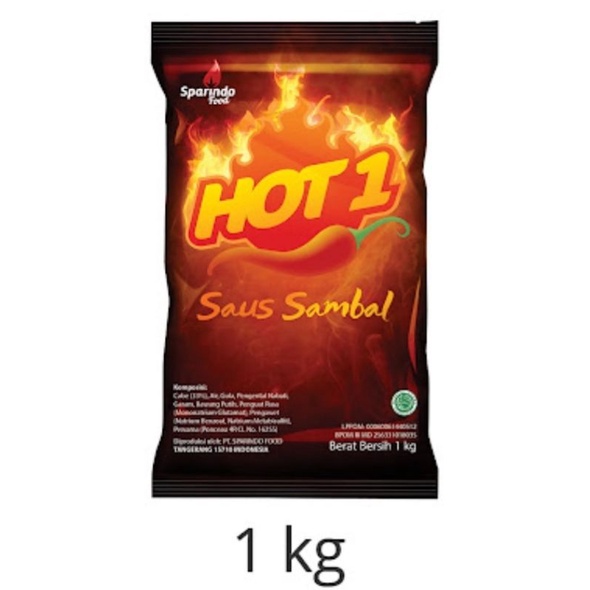 

Saus sambal hot 1 kemasan 1Kg