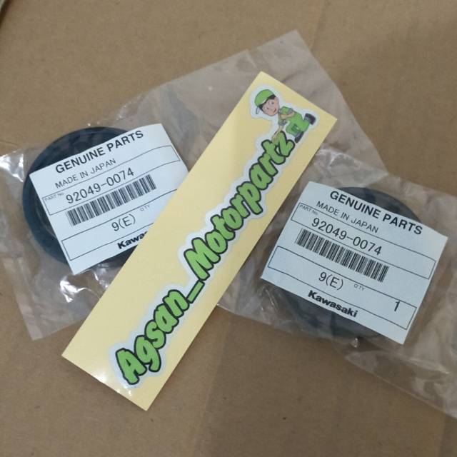 Seal shock depan USD kx250 original Kawasaki 2 pcs